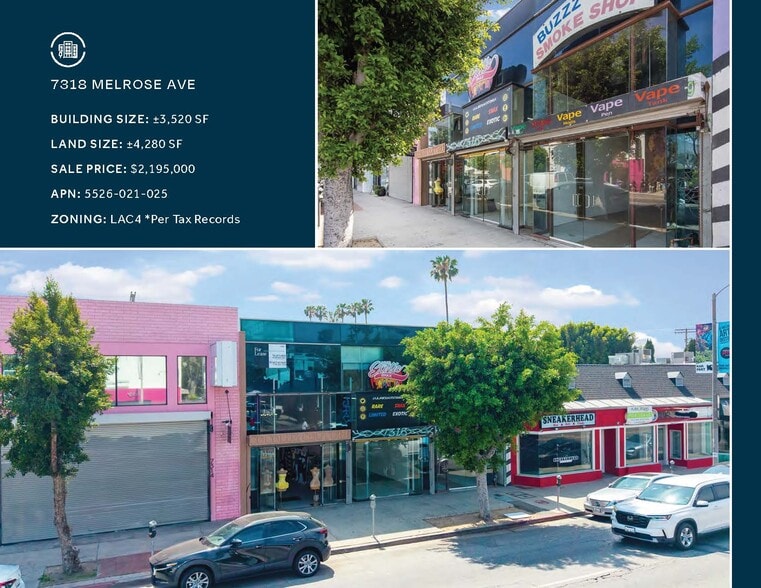 7318 Melrose Ave, Los Angeles, CA for sale - Building Photo - Image 3 of 16