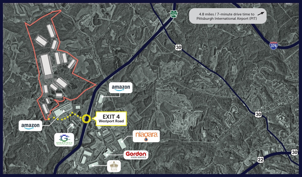 100 Innovation Ridge, Imperial, PA for lease - Aerial - Image 2 of 2
