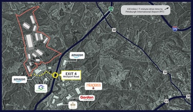 100 Innovation Ridge, Imperial, PA - AERIAL  map view