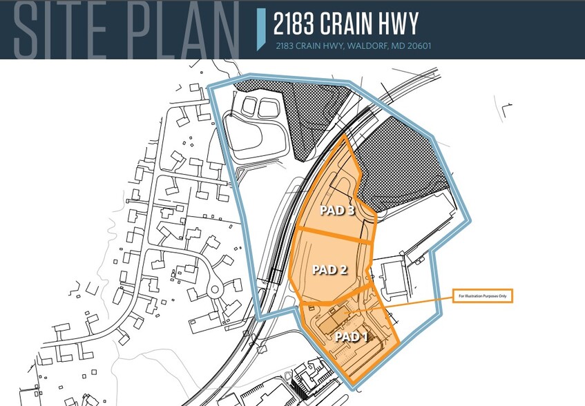 2183 Crain Hwy, Waldorf, MD à louer - Plan de site - Image 2 de 2