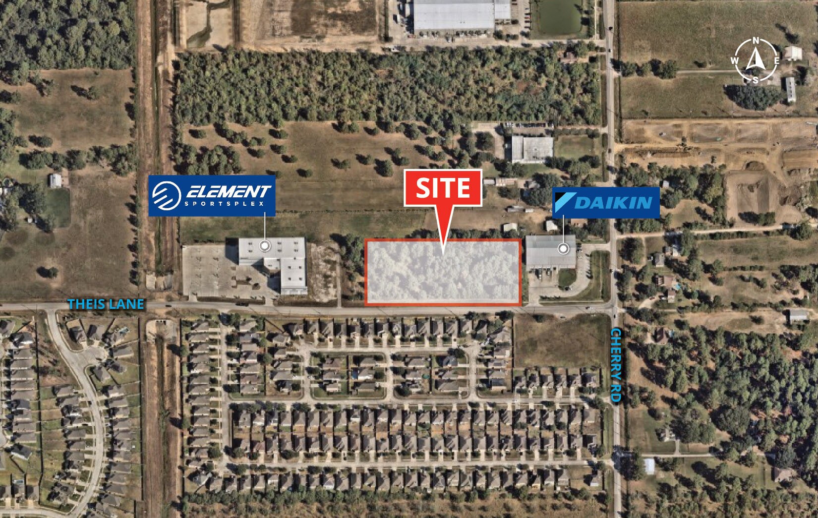 0 Theis Lane, Tomball, TX à vendre Photo du bâtiment- Image 1 de 5