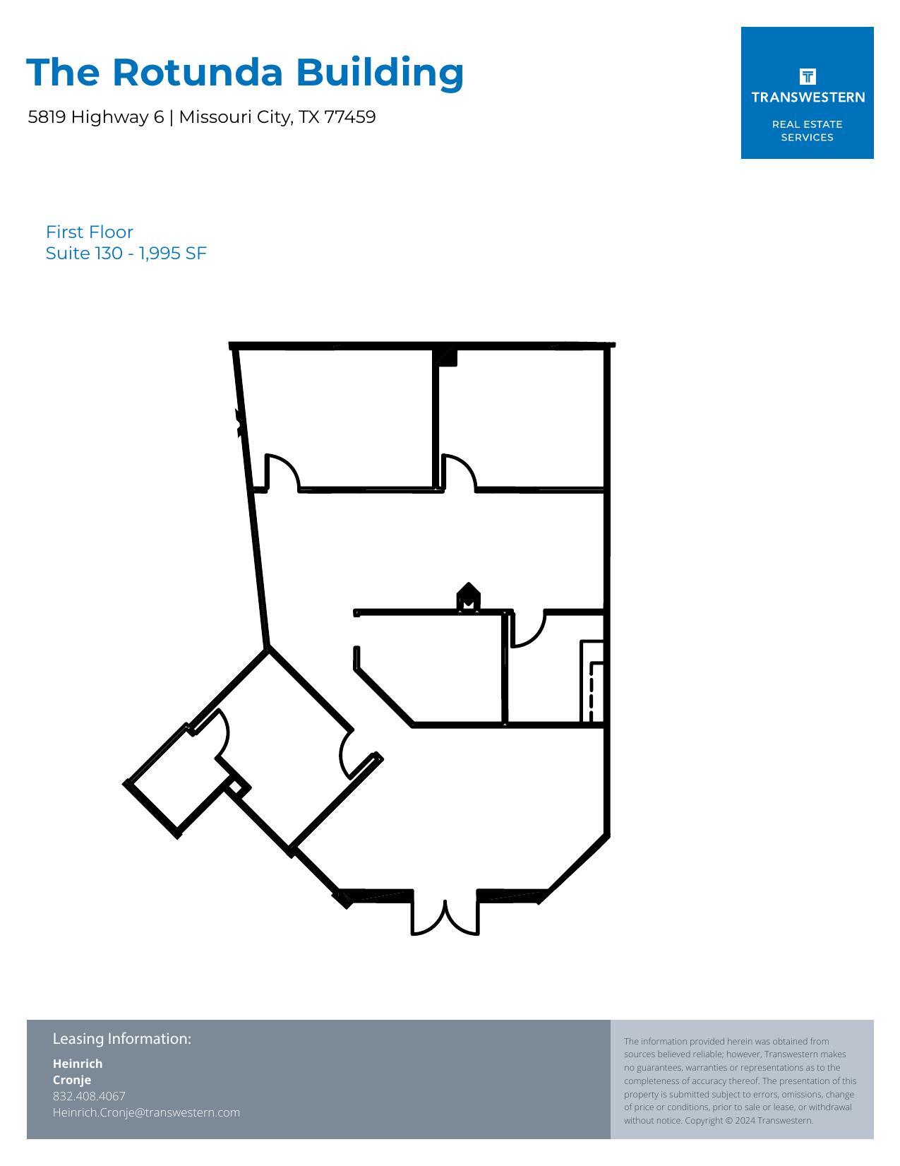 5819 Hwy 6, Missouri City, TX for lease Floor Plan- Image 1 of 1