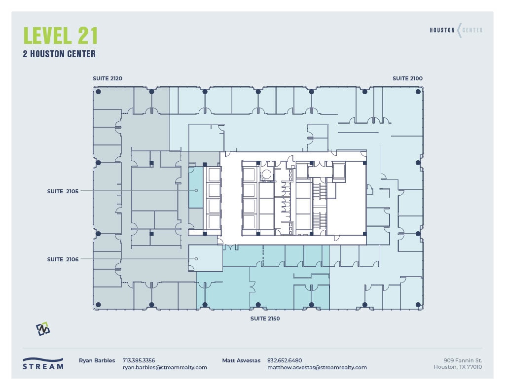 909 Fannin St, Houston, TX for lease Floor Plan- Image 1 of 1