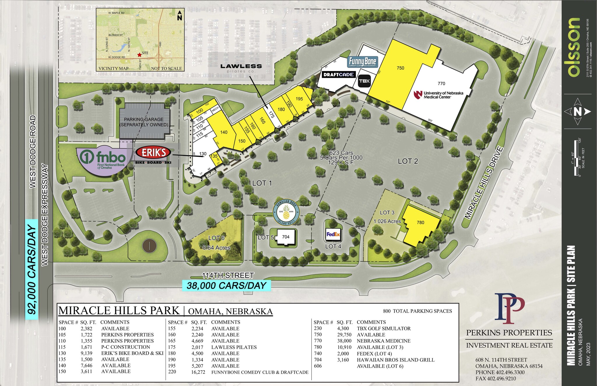 Miracle Hills Dr, Omaha, NE for lease Site Plan- Image 1 of 2