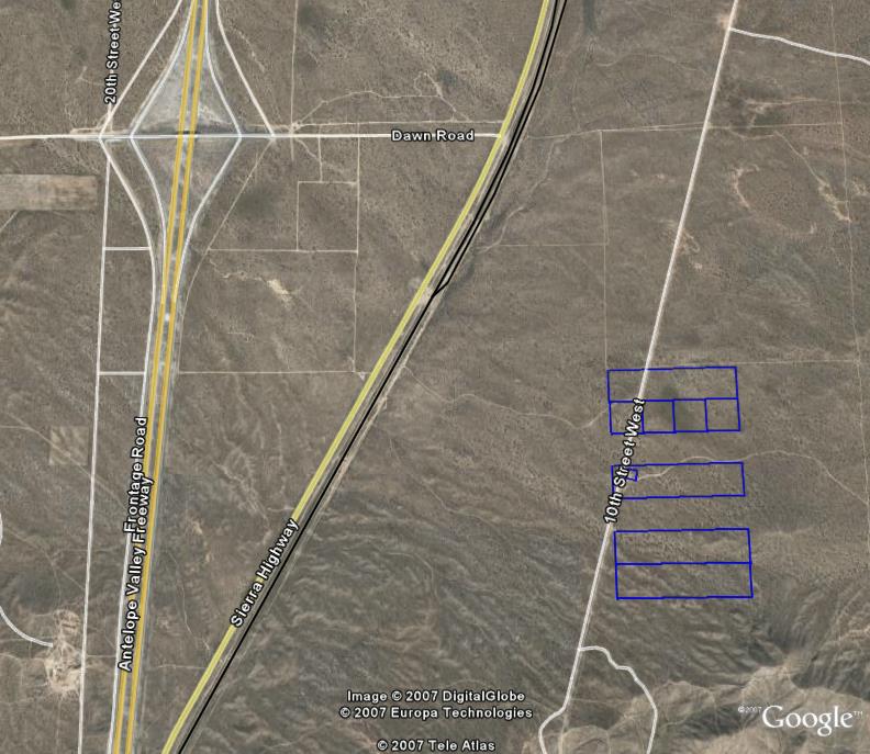 10th St W, Rosamond, CA for sale Aerial- Image 1 of 4