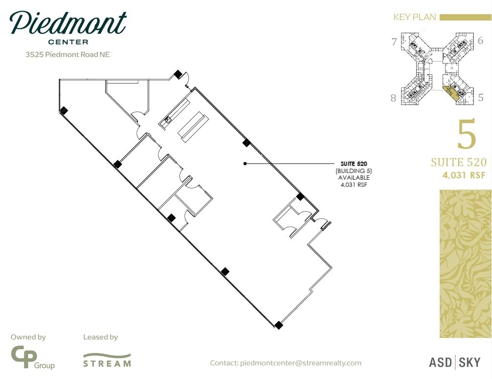 3495 Piedmont Rd NE, Atlanta, GA for lease Floor Plan- Image 1 of 1