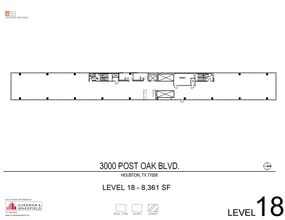 3000 Post Oak Blvd, Houston, TX for lease Floor Plan- Image 1 of 1