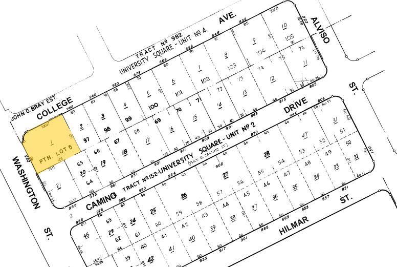 225 Washington St, Santa Clara, CA for sale - Plat Map - Image 1 of 1