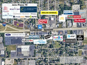 2401-2437 W 26th St, Erie, PA - AERIAL  map view