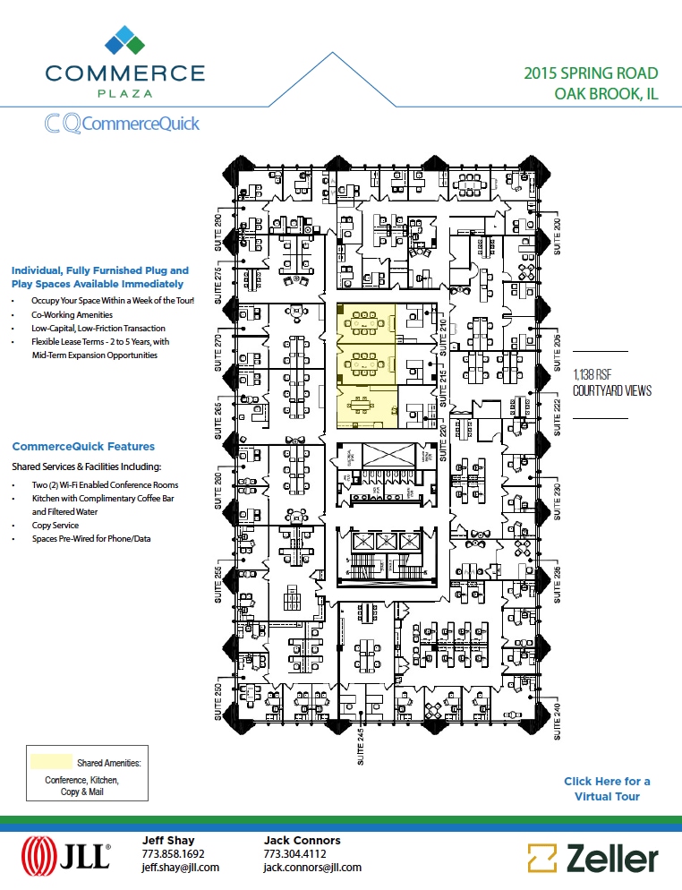 2015 Spring Rd, Oak Brook, IL à louer Plan d’étage- Image 1 de 1