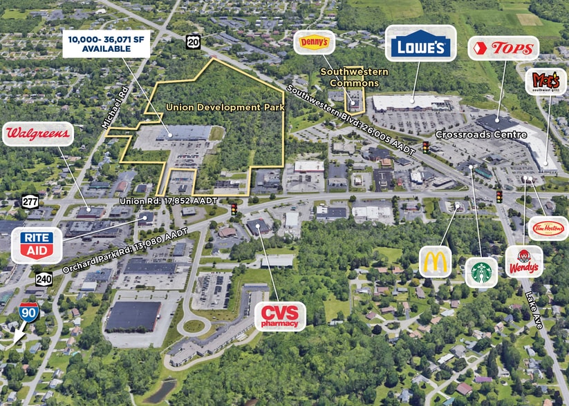 3065 Union Rd, Orchard Park, NY for lease - Aerial - Image 2 of 5