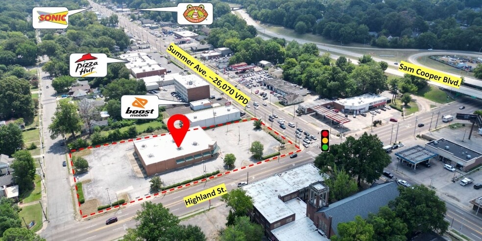 3502 Summer Ave, Memphis, TN à vendre - Photo du bâtiment - Image 2 de 8