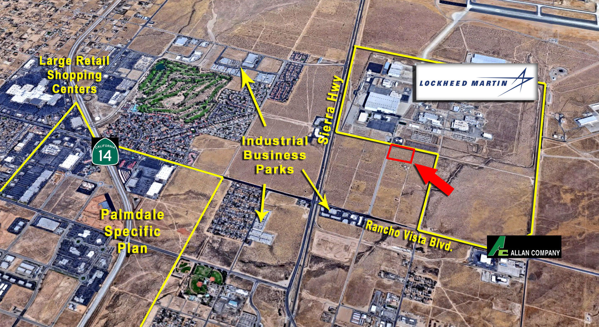 8th St E, Palmdale, CA for sale Aerial- Image 1 of 1