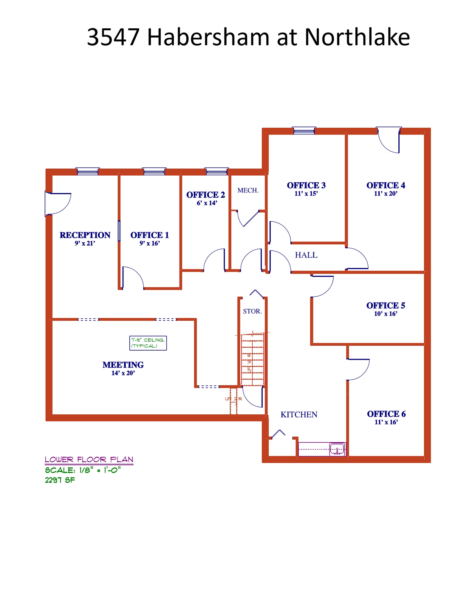 3547 Habersham At Northlake, Tucker, GA à louer Plan d’étage- Image 1 de 1