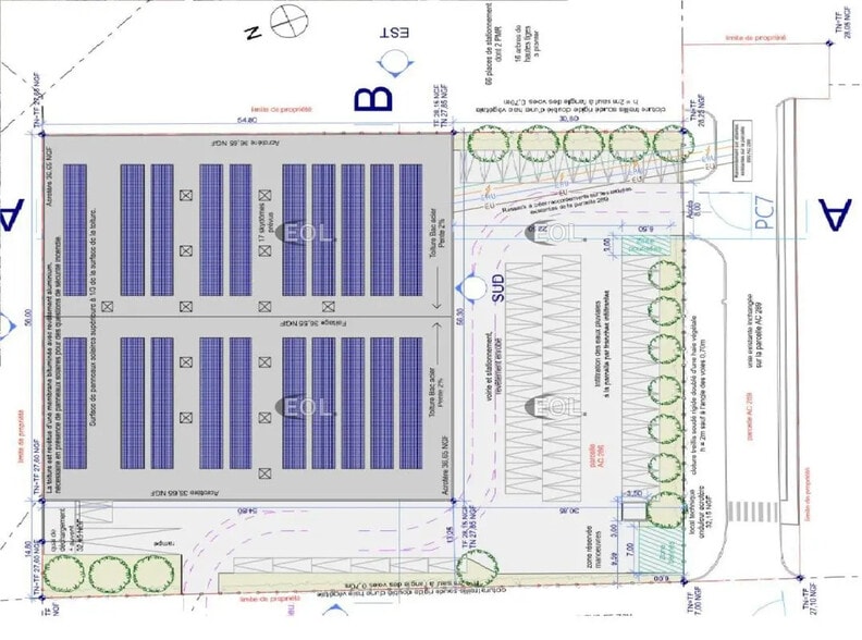 Local d'activités dans Persan à vendre - Plan de site - Image 2 de 4