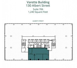 130 Albert Street Ottawa on, Ottawa, ON for lease Floor Plan- Image 2 of 4