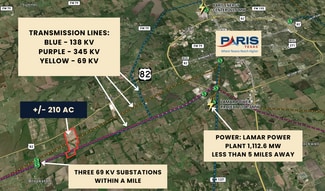 Plus de détails pour 210 Acres on Hwy 82, Brookston, TX - Terrain à vendre