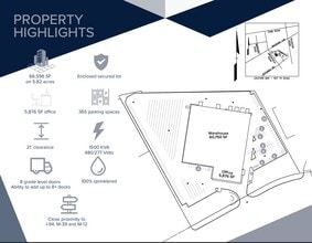 15200 N Commerce Dr, Dearborn, MI for lease Site Plan- Image 2 of 2