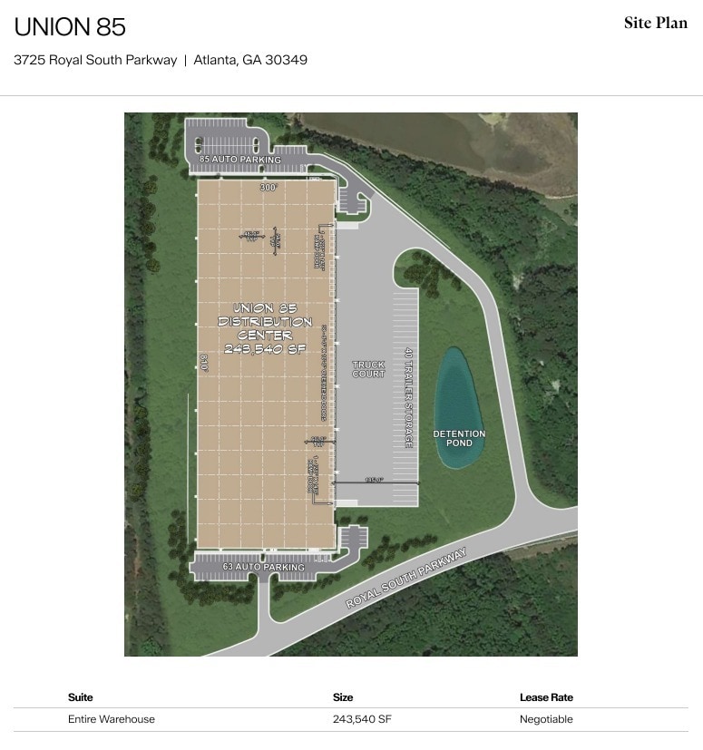 3725 Royal South Pky, Atlanta, GA for lease Site Plan- Image 1 of 1