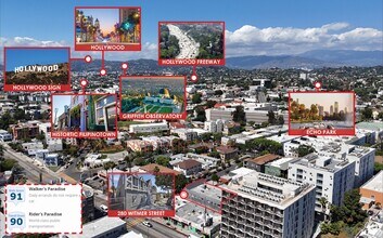 280 Witmer St, Los Angeles, CA - Aerial  map view - Image1