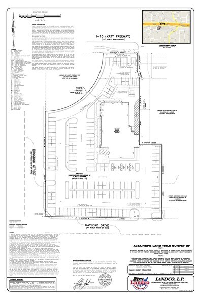 8775 Katy Fwy, Houston, TX à vendre - Plan de site - Image 2 de 3