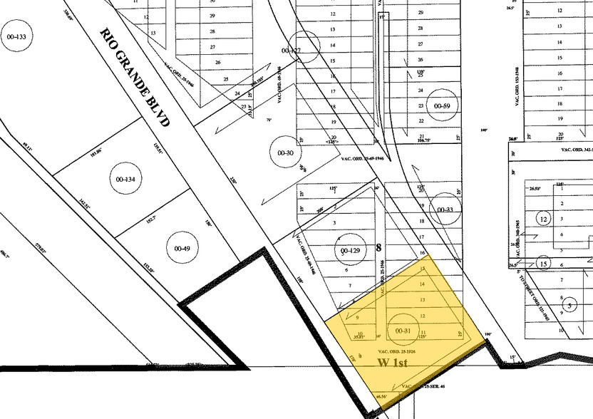 100 Rio Grande Blvd, Denver, CO à vendre - Plan cadastral - Image 2 de 3