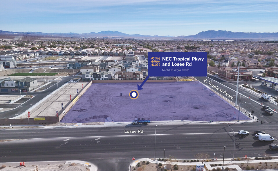 NEC Losee & Tropical Pky, North Las Vegas, NV for lease - Building Photo - Image 1 of 2