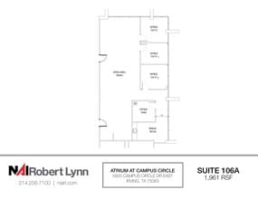 5800 Campus Circle Dr E, Irving, TX à louer Plan d’étage- Image 1 de 1