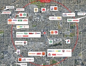 1001-1075 N Grand Ave, Covina, CA - Aérien  Vue de la carte