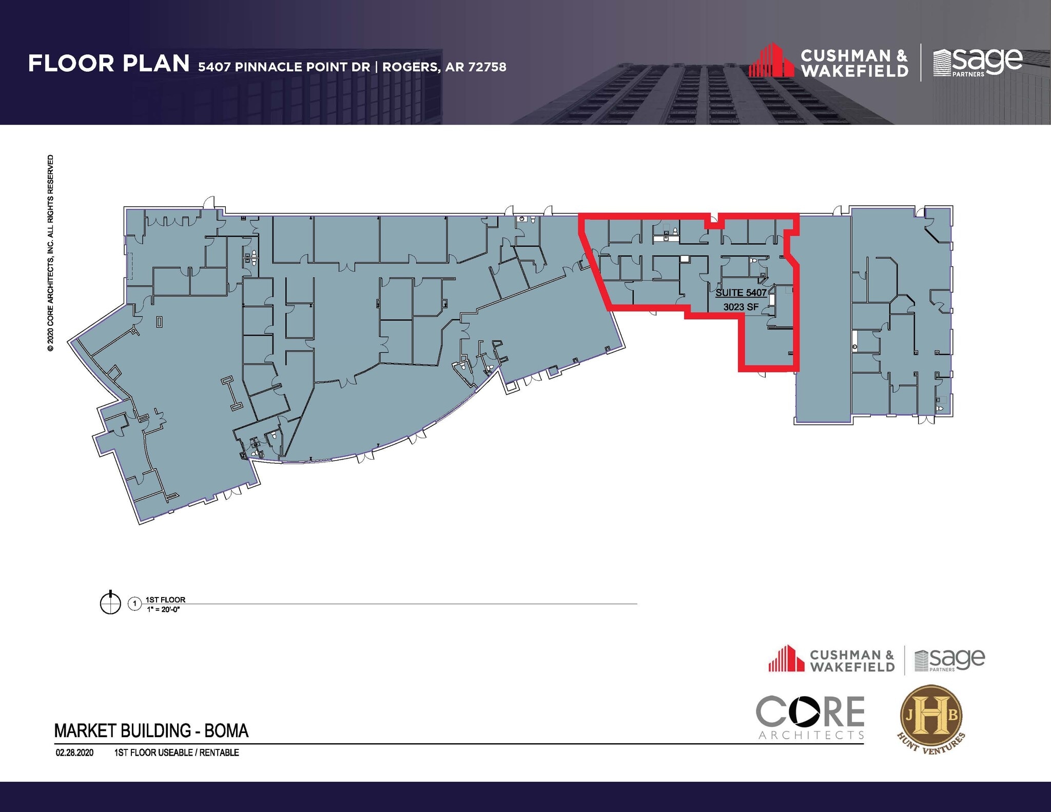 5403-5415 Pinnacle Point Dr, Rogers, AR à louer Plan d’étage- Image 1 de 1
