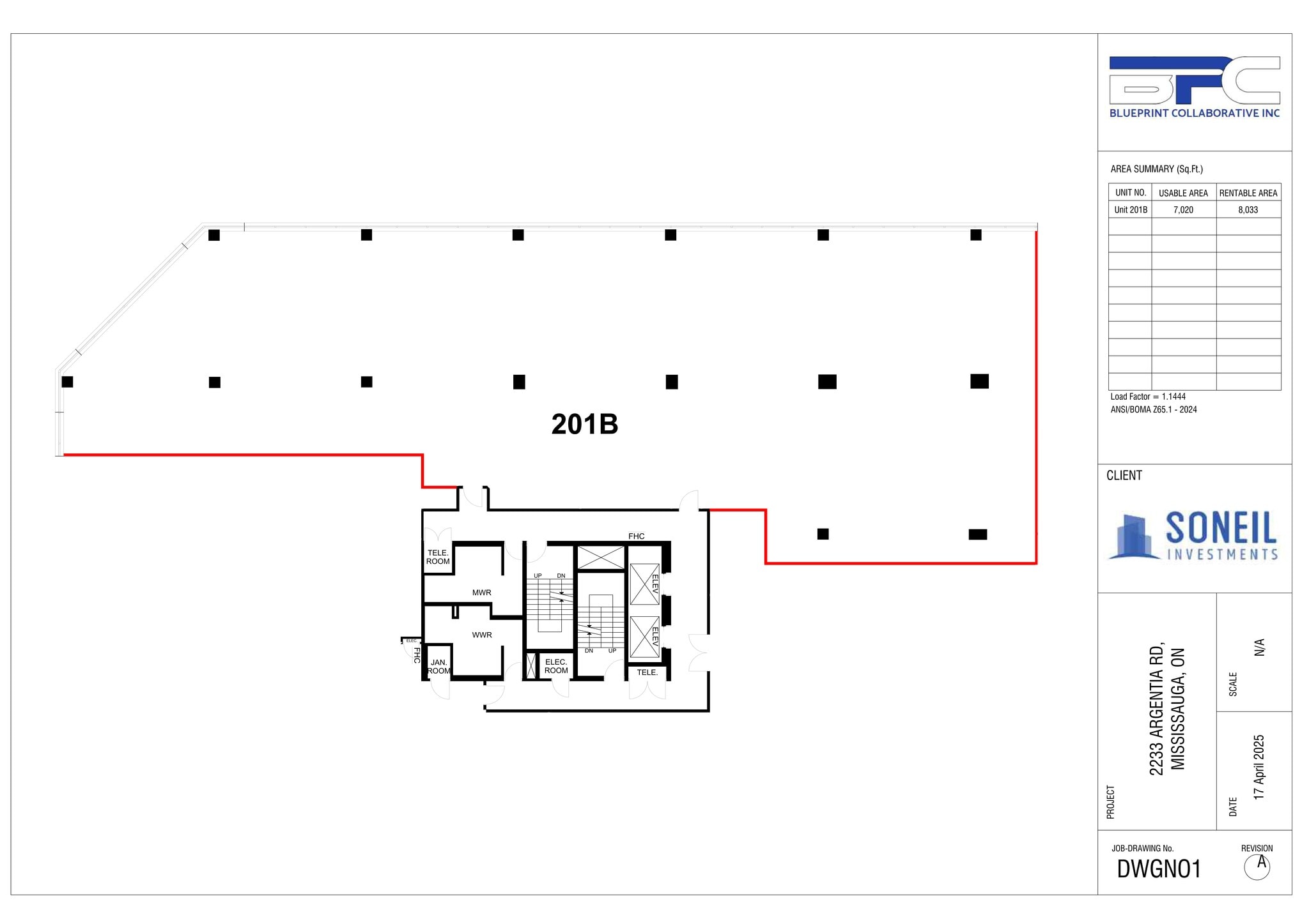 2233 Argentia Rd, Mississauga, ON à louer Plan de site- Image 1 de 18
