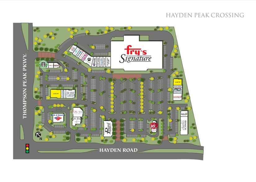 20301 N Hayden Rd, Scottsdale, AZ for lease - Site Plan - Image 2 of 2