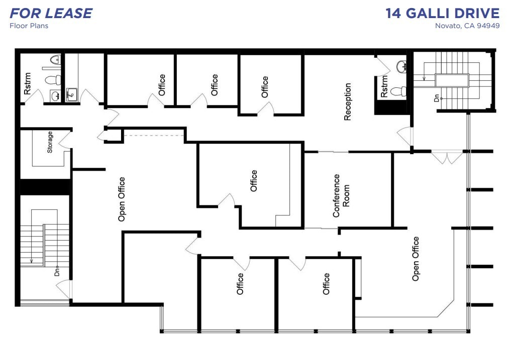 14 Galli Dr, Novato, CA for lease Floor Plan- Image 1 of 1