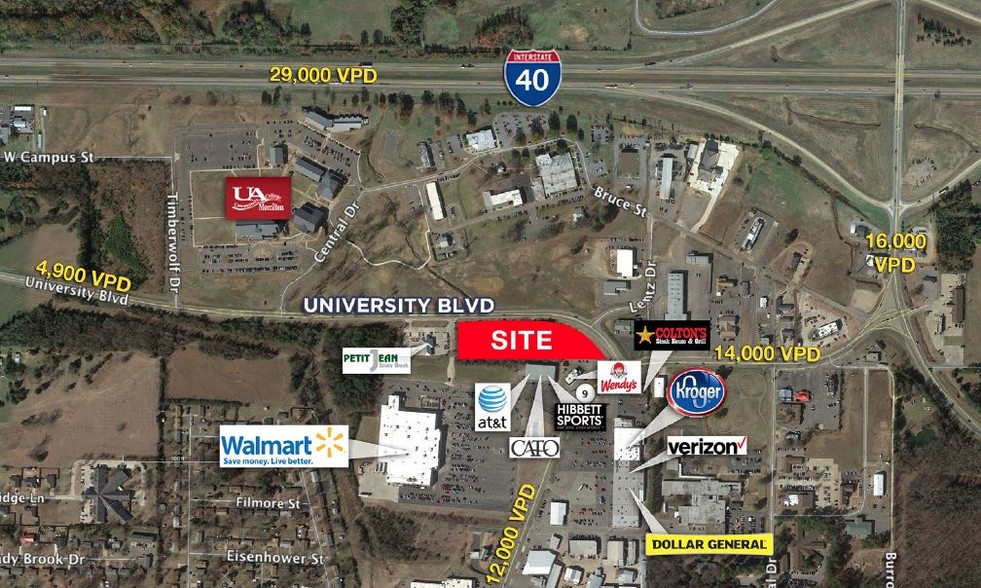 1750 University Blvd, Morrilton, AR for sale - Building Photo - Image 1 of 1