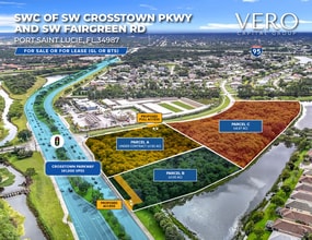 SWC of Crosstown Parkway & SW Fairgreen Road, Port Saint Lucie, FL - AÉRIEN  Vue de la carte - Image1
