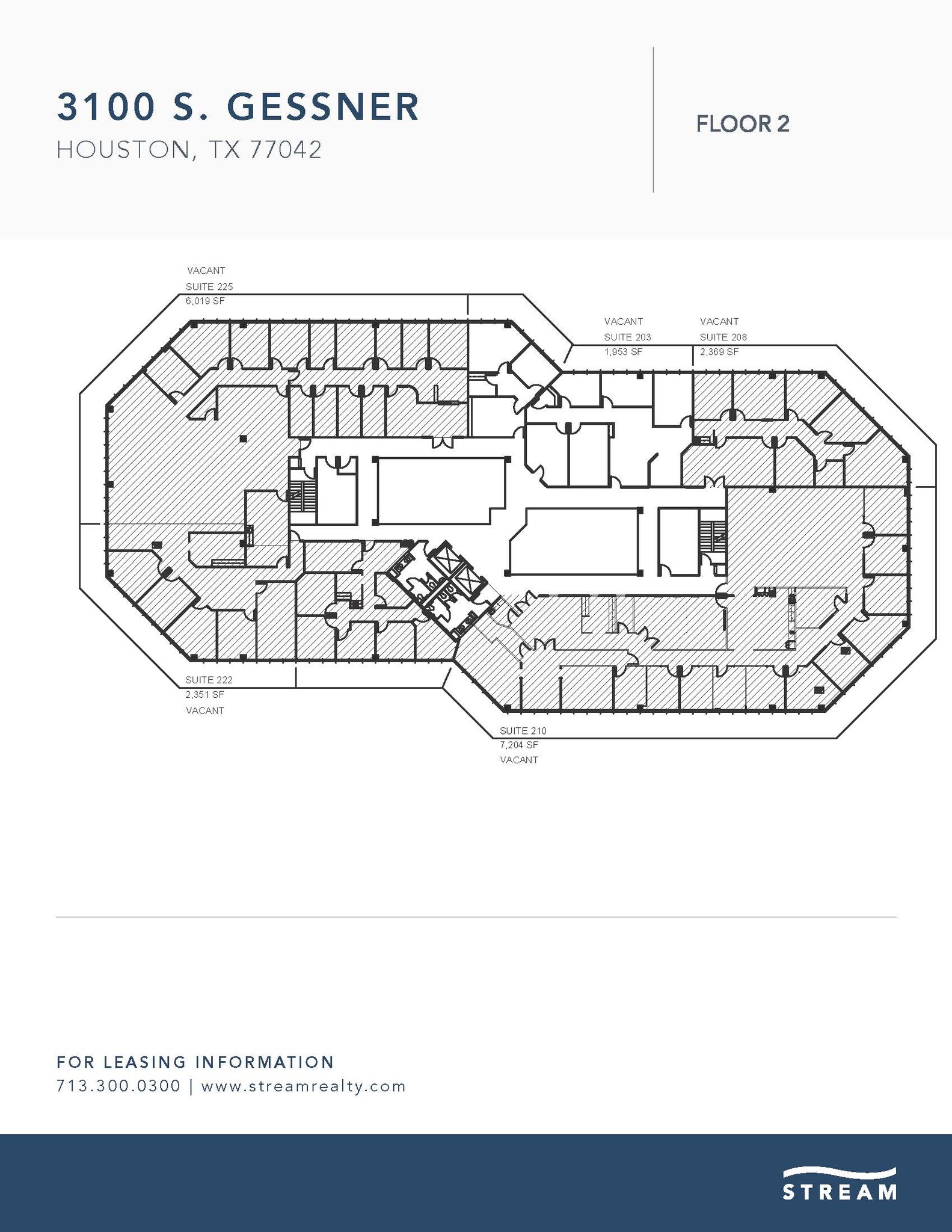 3100 S Gessner Rd, Houston, TX à vendre Plan d’étage- Image 1 de 1