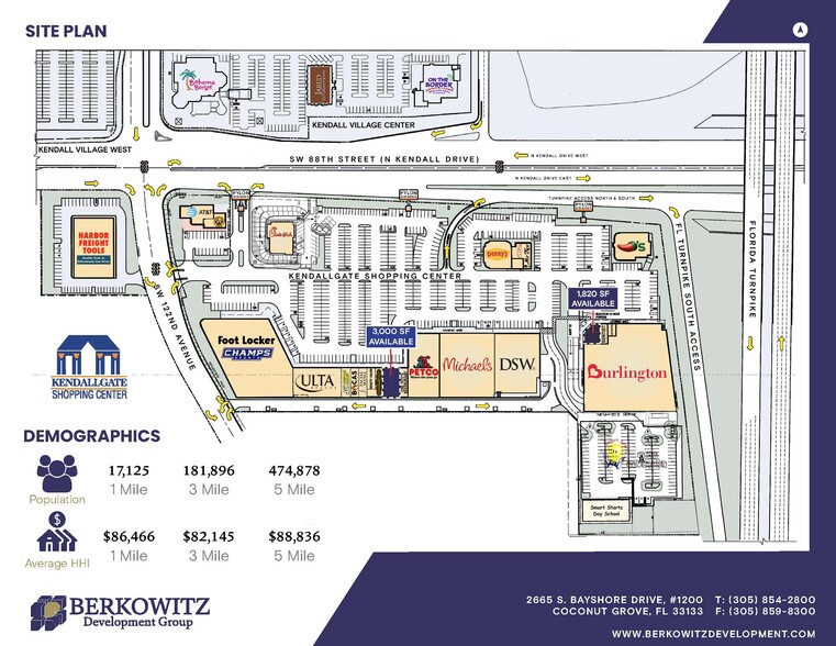 11900-12128 SW 88th St, Miami, FL à vendre - Plan d’étage - Image 1 de 1