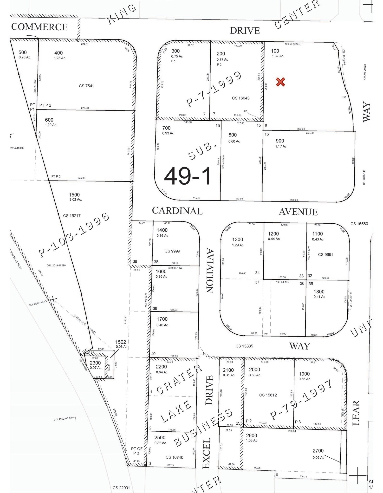0 Commerce Dr, Medford, OR à vendre Plan cadastral- Image 1 de 2