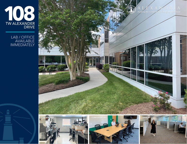 110 Tw Alexander Dr, Research Triangle Park, NC for lease - Building Photo - Image 1 of 8