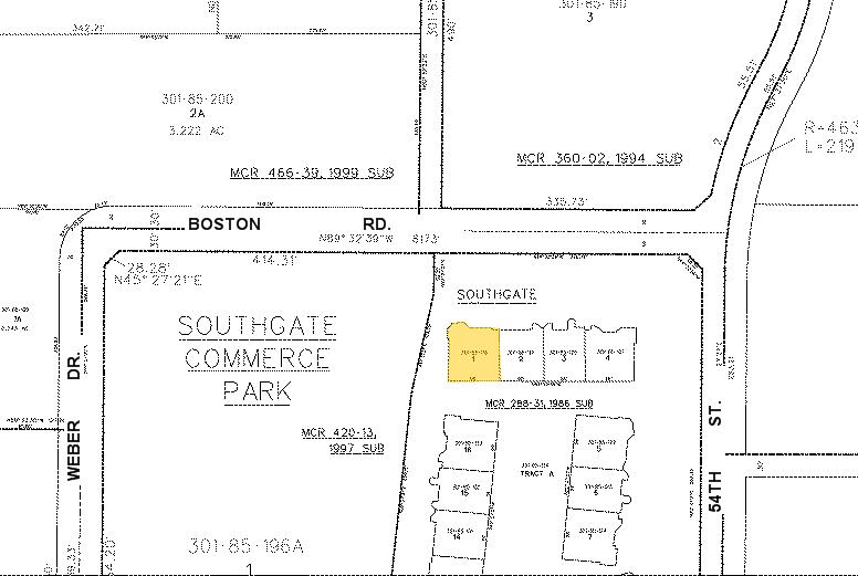 7307 W Boston St, Chandler, AZ for lease - Plat Map - Image 3 of 3