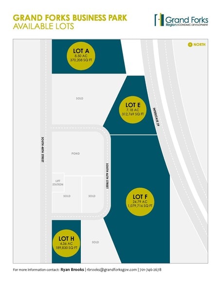 Grand Forks Business Park portfolio of 2 properties for sale on LoopNet.ca - Plat Map - Image 1 of 2