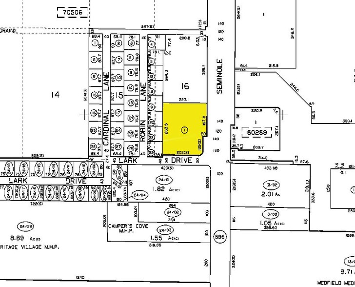 13002 Seminole Blvd, Largo, FL à louer - Plan cadastral - Image 2 de 5