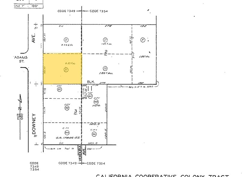 15144-15204 Downey Ave, Paramount, CA à louer - Plan cadastral - Image 2 de 2