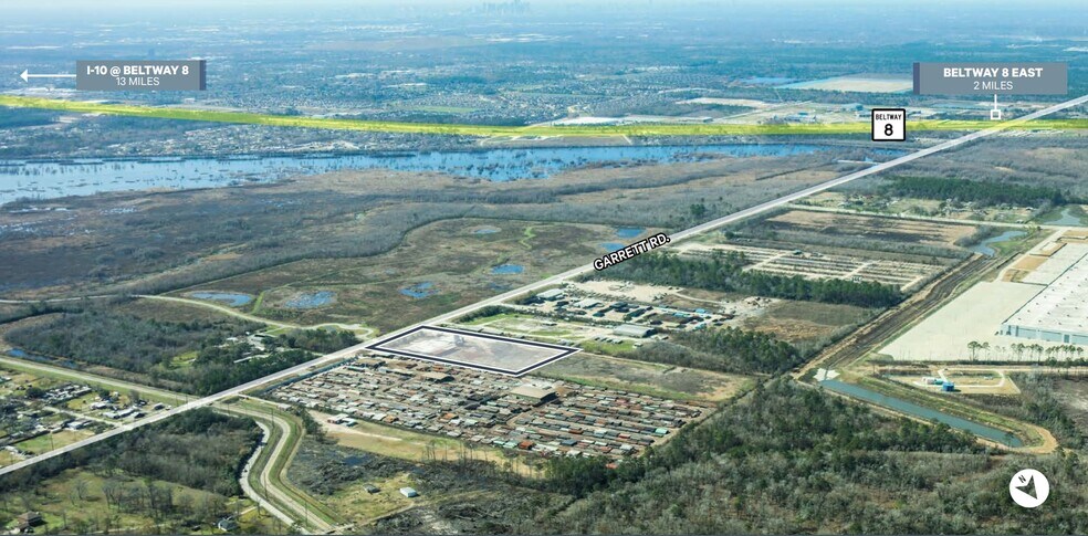 14121 Garrett Rd, Houston, TX for lease - Aerial - Image 2 of 2