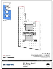 207 Queens Quay W, Toronto, ON à louer Plan d’étage- Image 1 de 1