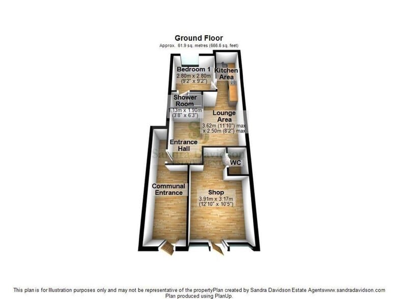 533 High Road Leytonstone, London for sale - Floor Plan - Image 3 of 9