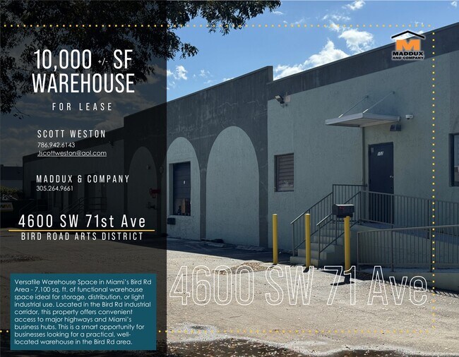 More details for 4600-4618 SW 71st Ave, Miami, FL - Industrial for Lease