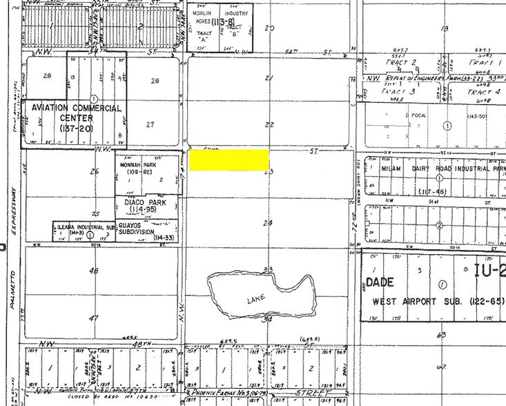 5149-5199 NW 74th Ave, Miami, FL à louer - Plan cadastral - Image 2 de 6
