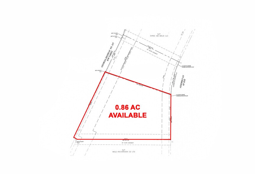 105B Assembly Ln, Bonaire, GA for sale - Plat Map - Image 3 of 3