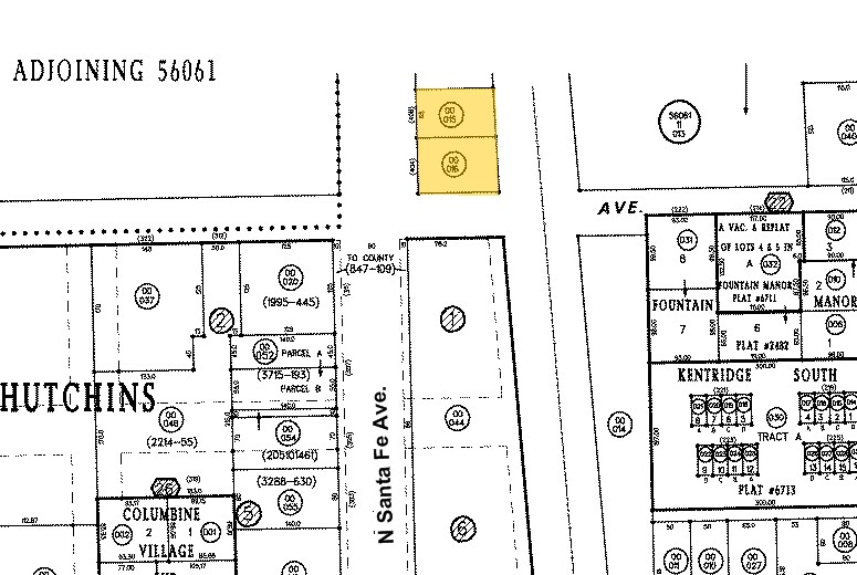 404-410 N Santa Fe Ave, Fountain, CO à vendre - Plan cadastral - Image 2 de 23
